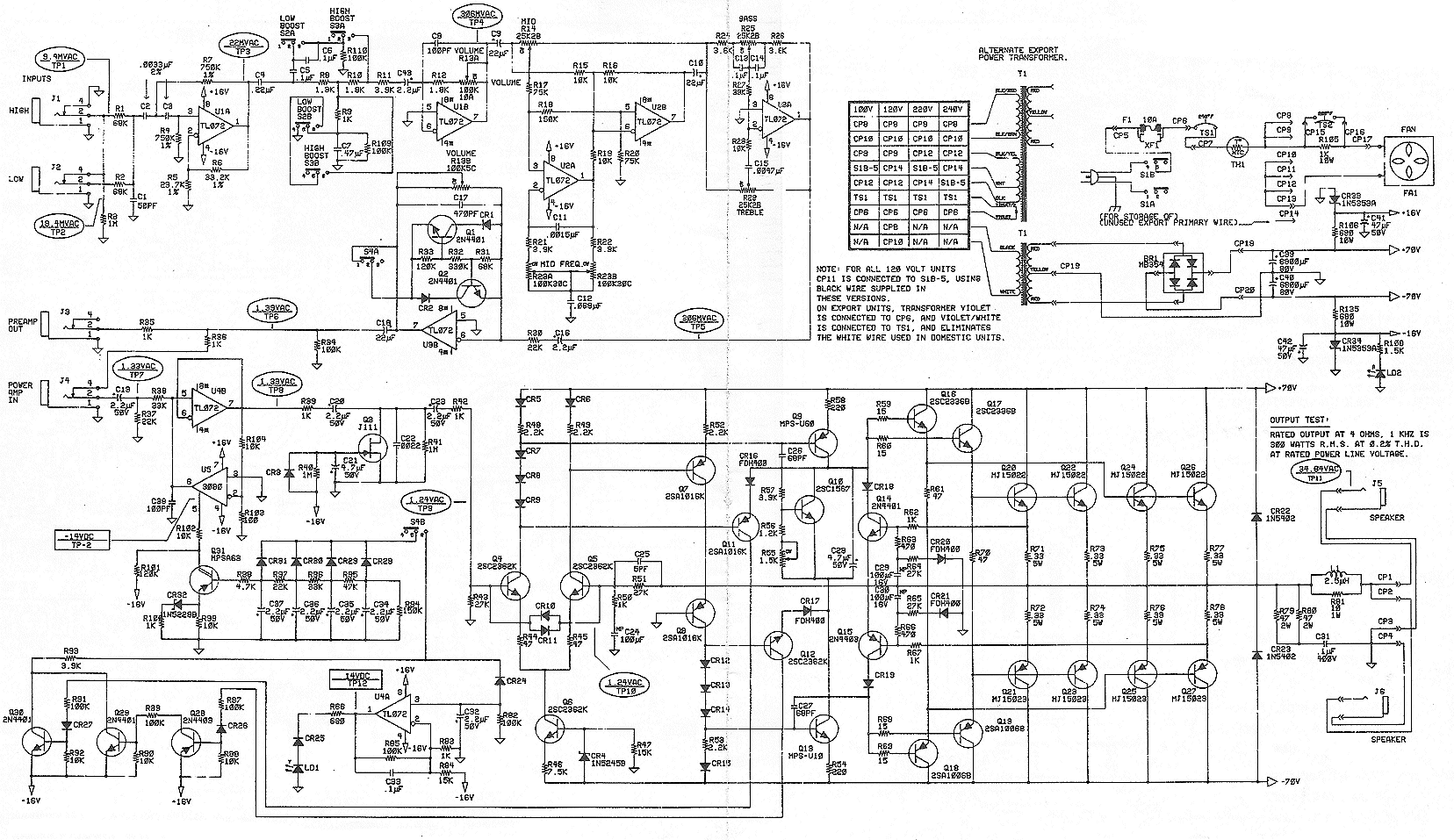 Fender BXR300 Bass Amplifier .gif