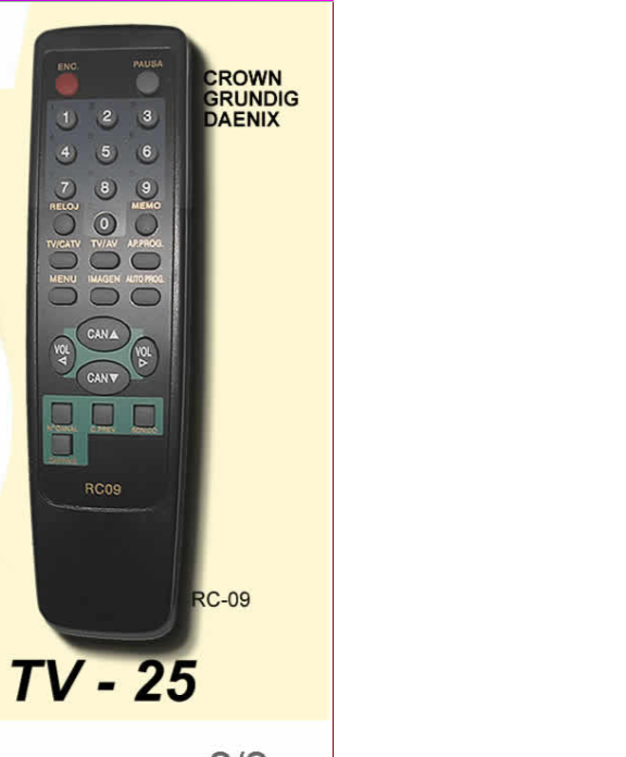control Noblex 14TC612.PNG